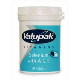 Valupak Vitamins Selenium with Vitamin A, C & E 30 Tablets