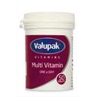 Valupak Vitamins Multi Vitamin One-A-Day 50 Tablets
