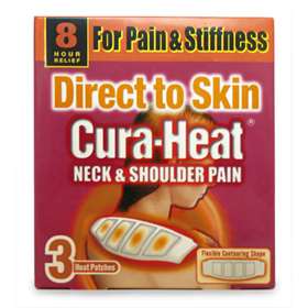 Cura-Heat Neck and Shoulder Pain Heat Patches 3