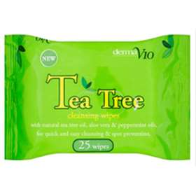 Derma V10 Tea Tree Cleansing wipes 25