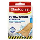 Elastoplast Extra Tough Waterproof Plasters 2.6cm x 7.6cm 12