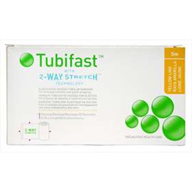 Tubifast Yellow Line 2 Way  Stretch Bandage 5 Metres