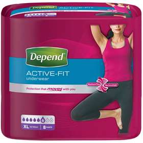 Depend Active-Fit For Women Incontinence Underwear XL (8)
