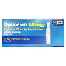Opticrom Allergy 2%w/v 20 Single Doses