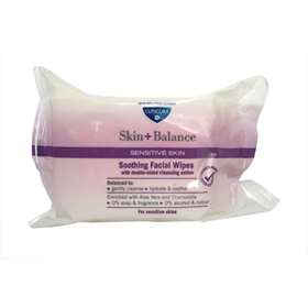 Cuticura Skin + Balance Sensitive Skin Soothing Facial Wipes 25