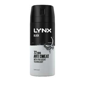 Lynx Black 72hrs Anti Sweat Antiperspirant 150ml
