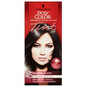 Schwarzkopf Poly Color Permanent Cream Colour Tint 45 Natural Black 1