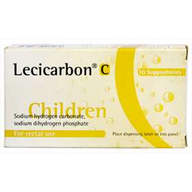 Lecicarbon C 10 Suppositories.