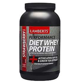 Lamberts Performance Diet Whey Protein Strawberry With Active Levels Of CLA and Green Tea Extracting 1kg