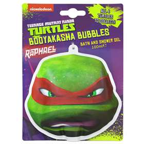 Turtles Booyakasha Bubbles Raphael Bath and Shower Gel 100ml