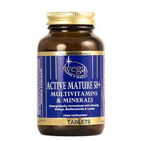 Vega Active Mature 50+ Plus Multivitamins & Minerals 60 Tablets