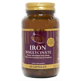 Vega Iron Bisglycinate 60 Capsules