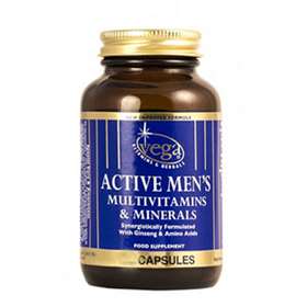 Vega Active Mens Multivitamins & Minerals 60 Capsules