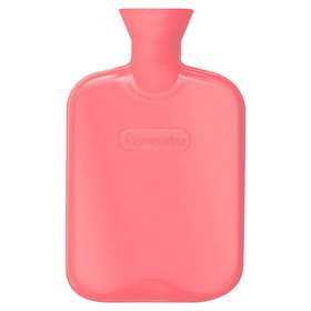 Hot Water Bottle Natural Rubber Plain - Pink