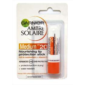 Garnier Ambre Solaire Medium SPF 20 Lips Protection Stick