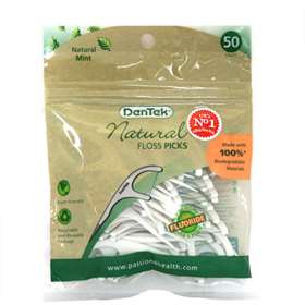 Dentek Natural Floss Picks 50