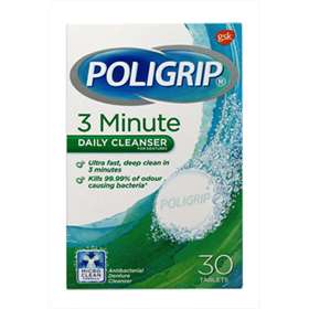 Polygrip 3 Minute Daily Cleansers 30 Pack