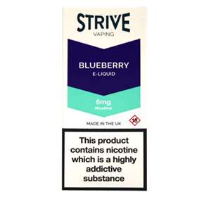Strive Vaping Blueberry 6mg Nicotine E-Liquid