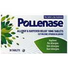 Pollenase 10mg Cetirizine Dihdrochloride Tablets 30