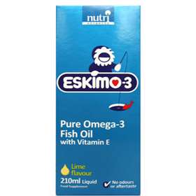 Eskimo-3 Pure Omega Fish Oil With Vitamin E 210ml