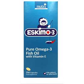 Eskimo-3 Pure Omega Fish Oil+ Vitamin E  Capsules 250