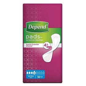 Depend Extra Pads - 10 pads