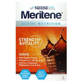 Meritene Strength & Vitality Chocolate Shake 7 sachets