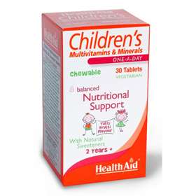 HealthAid Children's Multivitamins & Minerals 30 Chewable Tablets