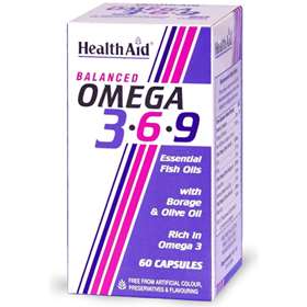 HealthAid Balanced Omega 3, 6 & 9 60 Capsules 0807