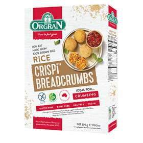Orgran Gluten Free Crispi Rice Breadcrumbs