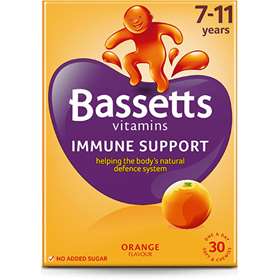 Bassetts Immune Support 7-11 Years Orange 30 Chewies