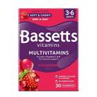 Bassetts Multivitamins Strawberry Flavour 3-6 Years Soft Chews (30)