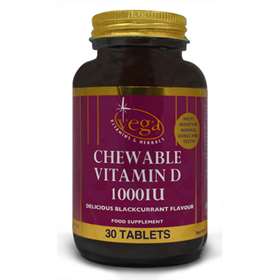 Vega Chewable Vitamin D 1000IU 30 Tablets