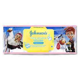 Johnson's Extra Sensitive Baby Wipes Fragrance Free (56)