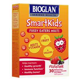 Smartkids Chewable Fizzy Strawberry & Blackcurrant Tablets 30