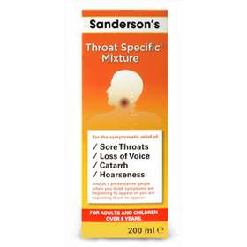 Sanderson's Throat Specific Mixture 100ml