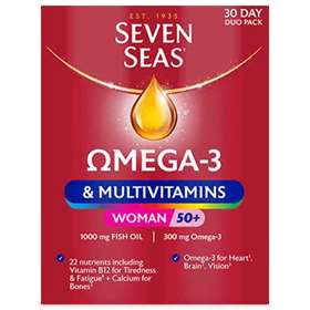 Seven Seas Omega-3 Multivitamins Woman 50+ 30 Day Duo Pack