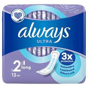 Always Ultra Long Sanitary Towels No Wings 13