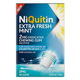 Niquitin Extra Fresh Mint Gum 2mg 100 Pieces