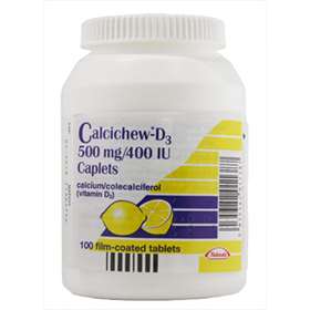 Calcichew-D3 500mg/400IU Caplets 100