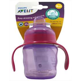 Avent Easy Sip Cup Purple/Pink 6m+