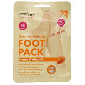 DermaV10 Deep Moisturising Foot Pack Honey & Almond