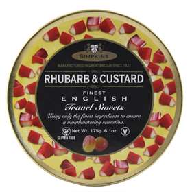 Simpkins Rhubarb & Custard Travel Sweets 175g