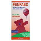 Fenpaed 100mg/5ml Ibuprofen Suspension 100ml - Strawberry