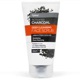Optima Activated Charcoal Deep Cleansing Face Scrub 125ml