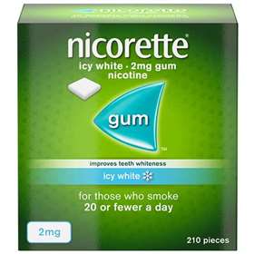 Nicorette Icy White 2mg Gum 210 Pieces