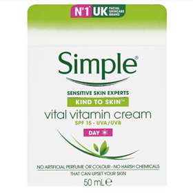 Simple Vita Vitamin SPF15 Day Cream 50ml