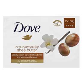 Dove Purely Pampering Shea Butter Bars 2x100g