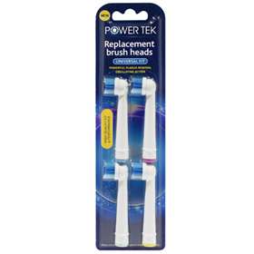 Power Tek Replacement Brush Heads 4