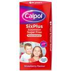 Calpol Six Plus Sugar Free 250mg/5ml Suspension 80ml